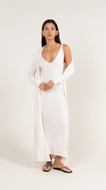 SOFIA KNIT DRESS - IVORY