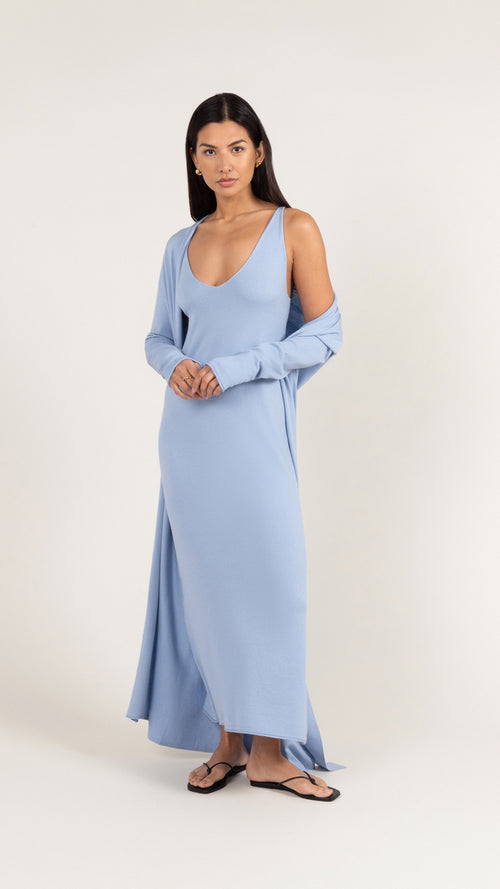 SOFIA CARDIGAN - SKY BLUE