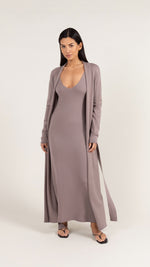 SOFIA CARDIGAN - MINK