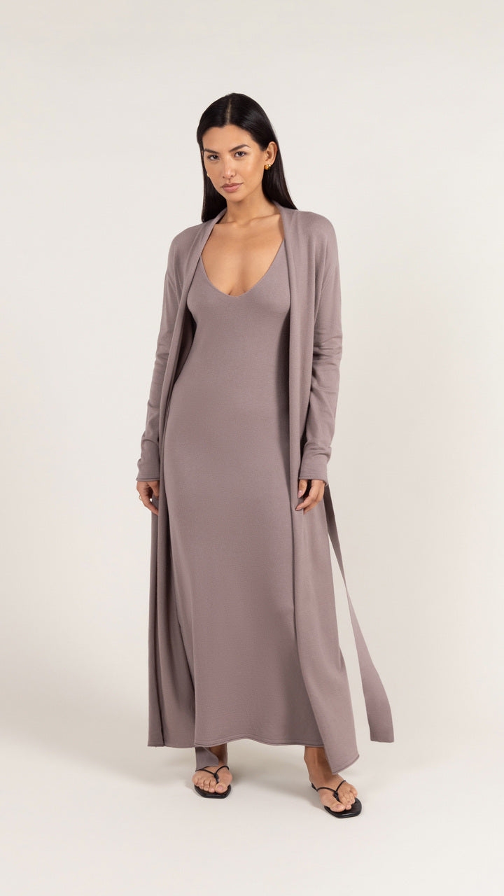 SOFIA CARDIGAN - MINK