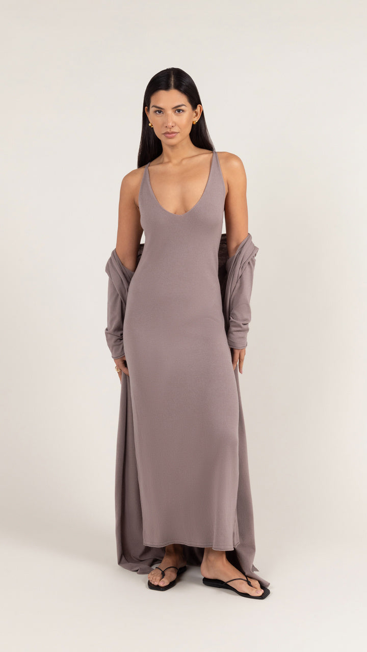 SOFIA CARDIGAN - MINK