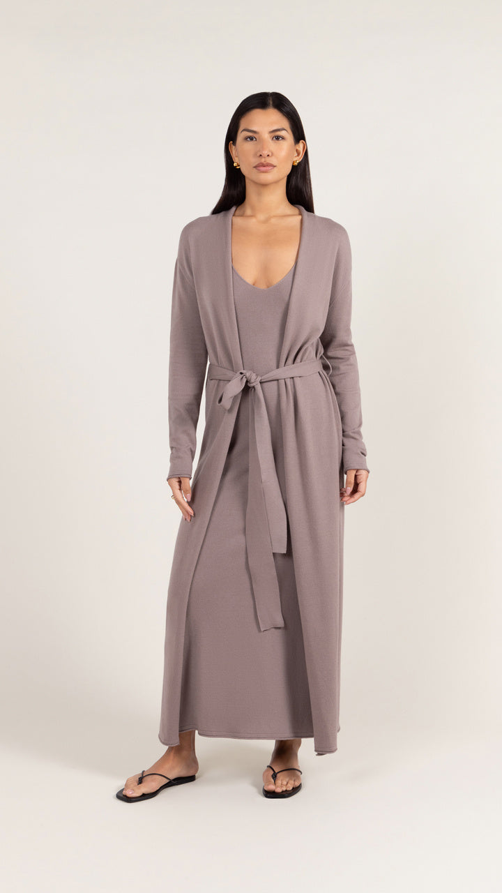SOFIA CARDIGAN - MINK