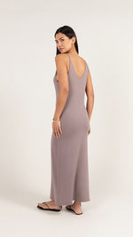SOFIA KNIT DRESS - MINK