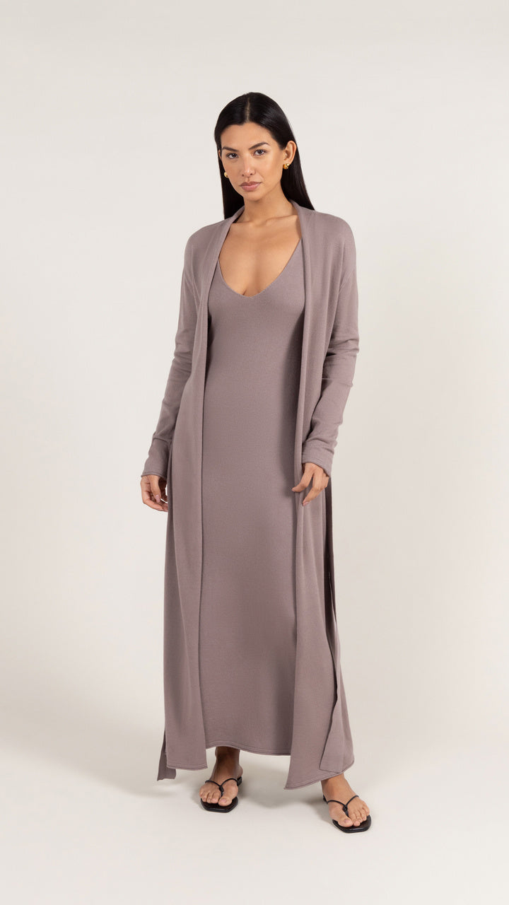 SOFIA CARDIGAN - MINK