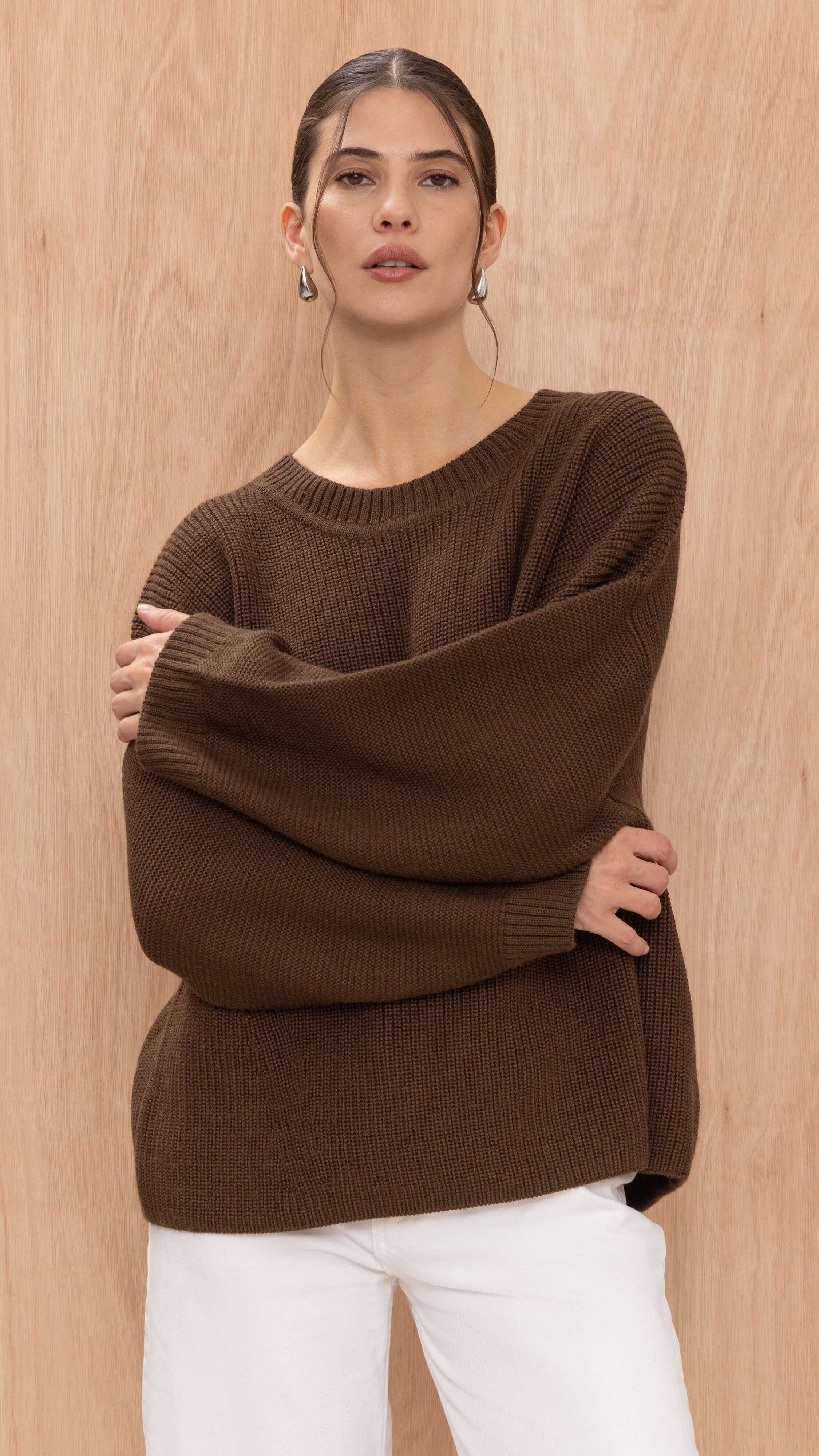 Tansy Sweater  - Chocolate