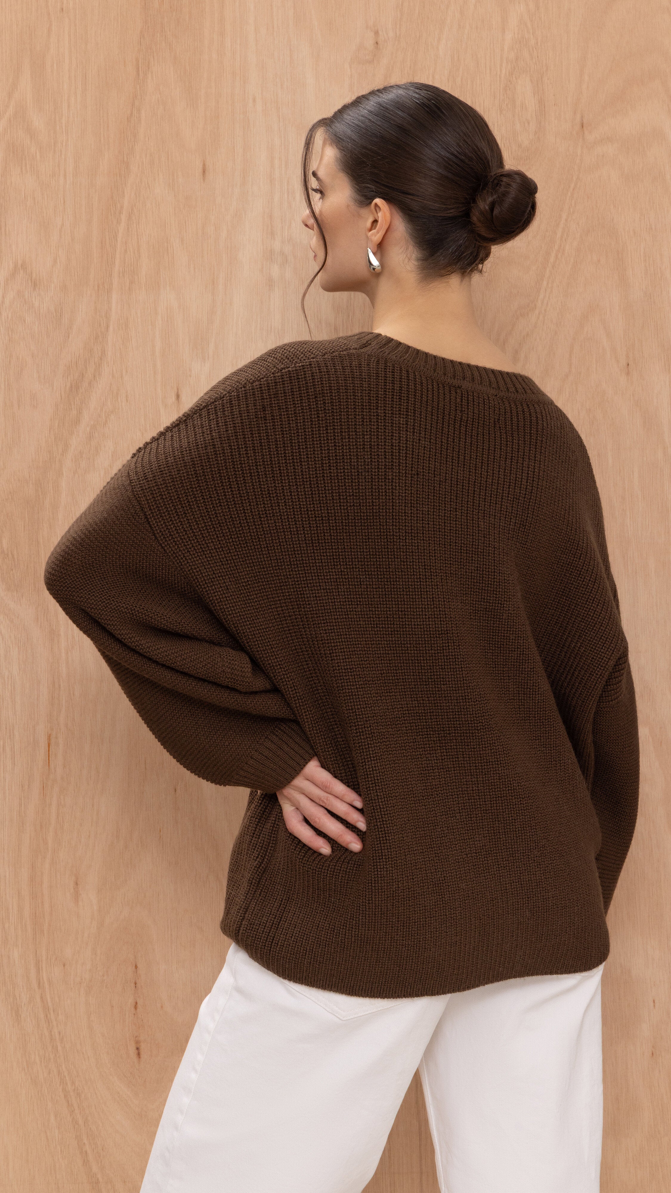 Tansy Sweater  - Chocolate
