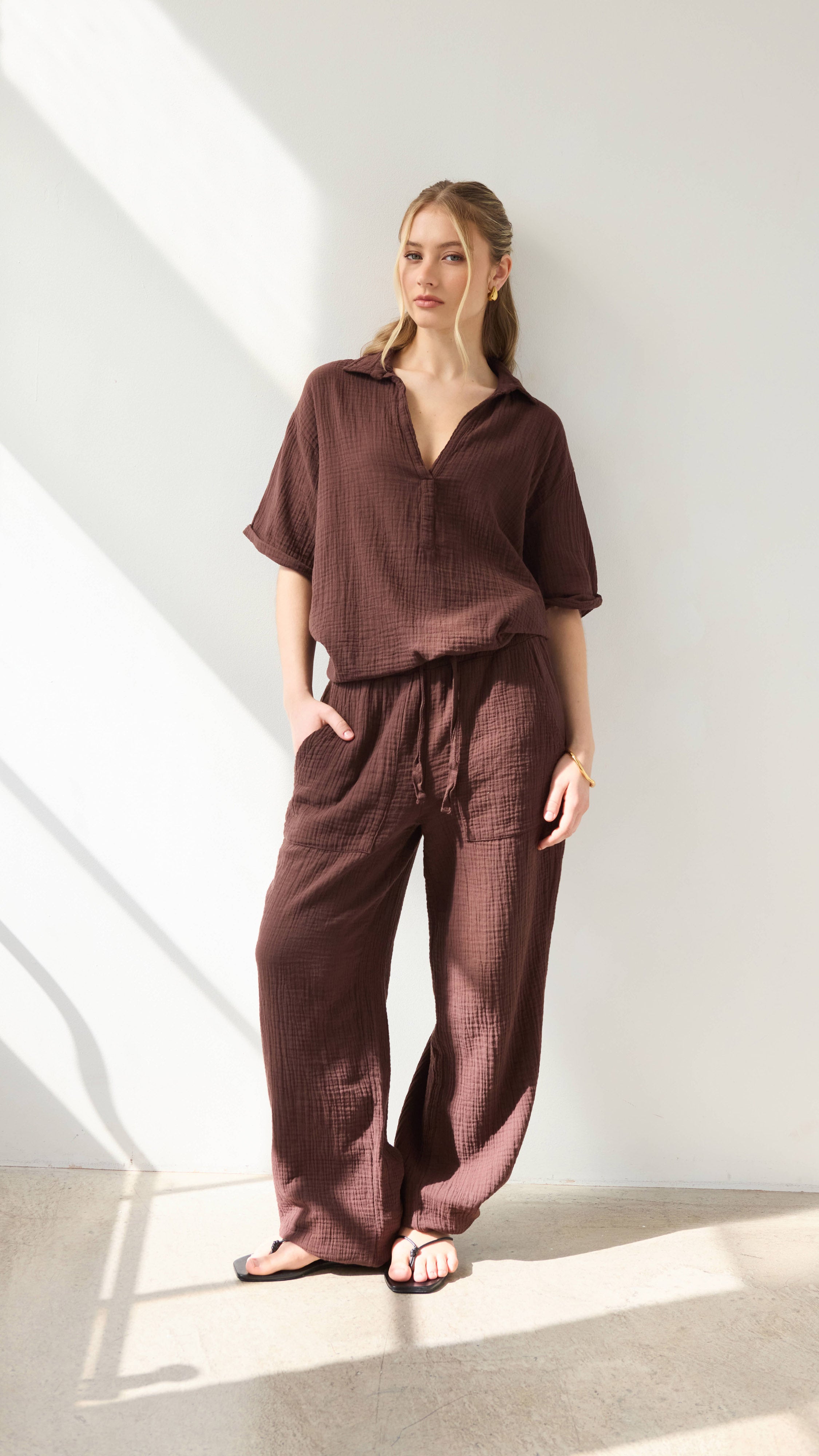 Lisa Trousers - Cacao