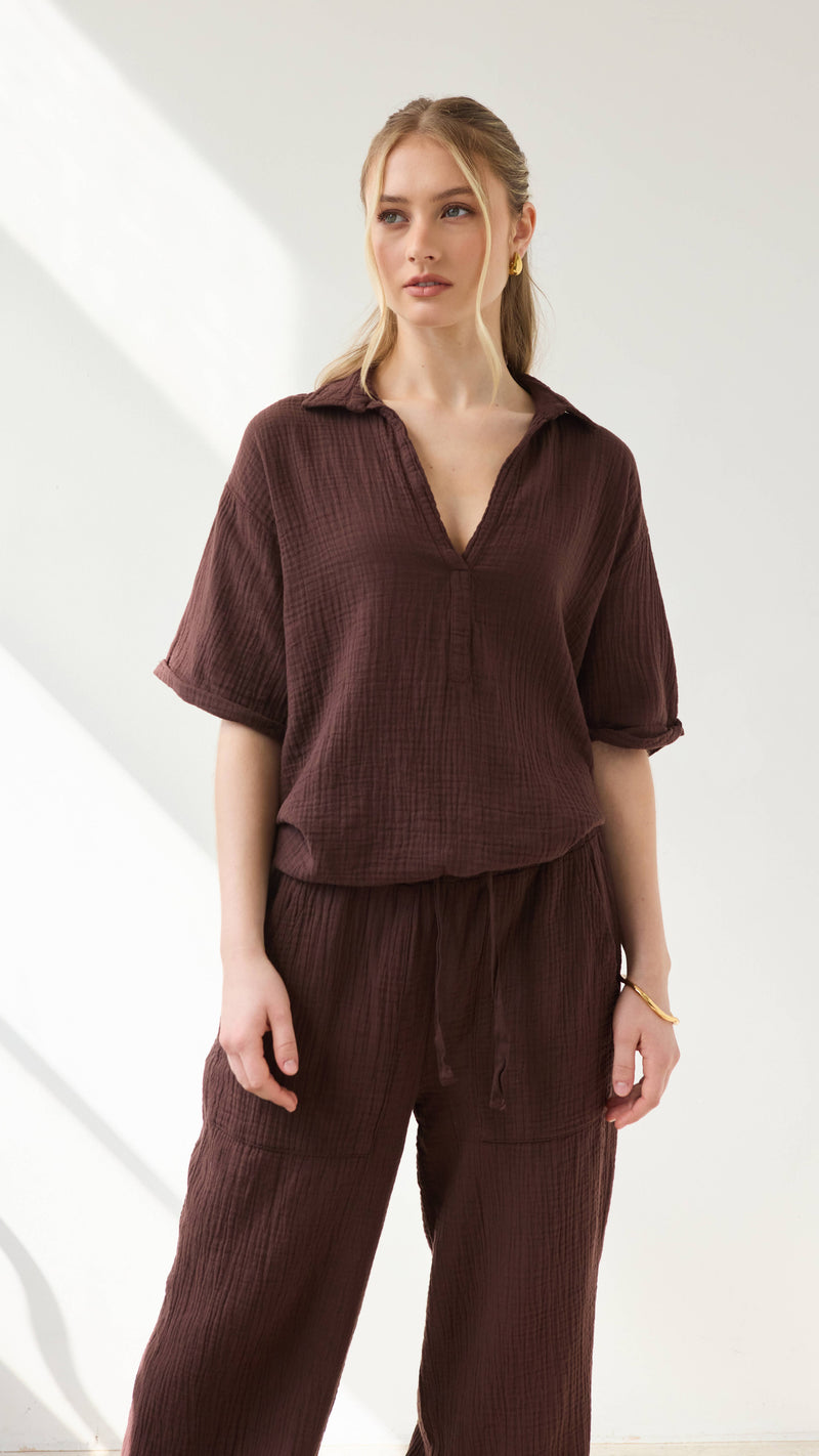 Mariana Shirt - Cacao