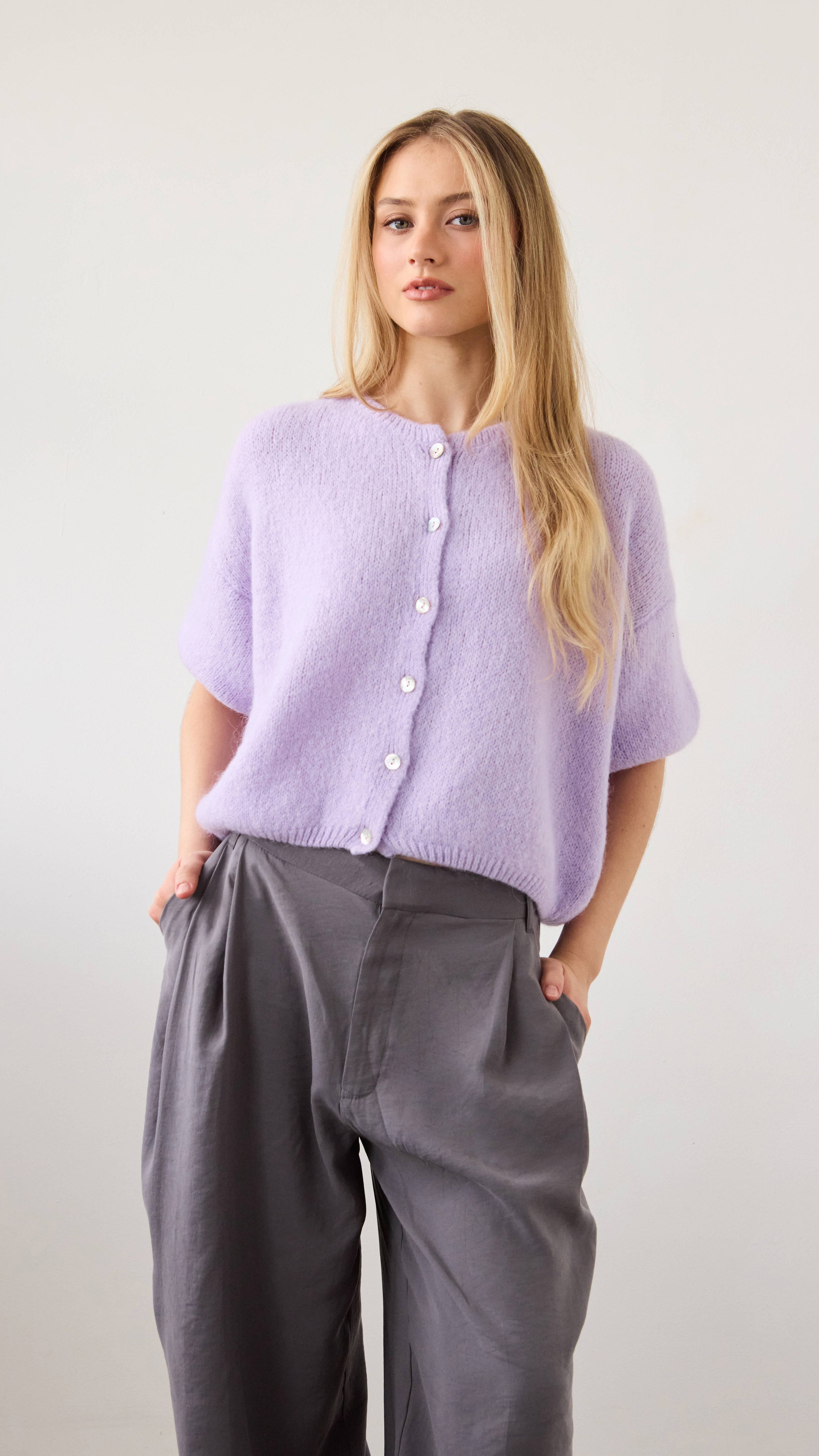 Emme Cardigan - Lilac
