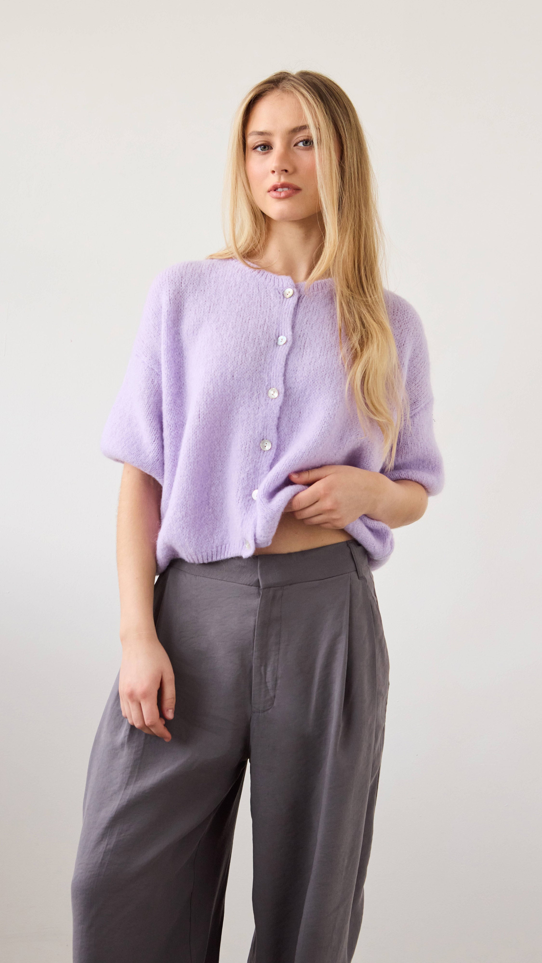 Emme Cardigan - Lilac