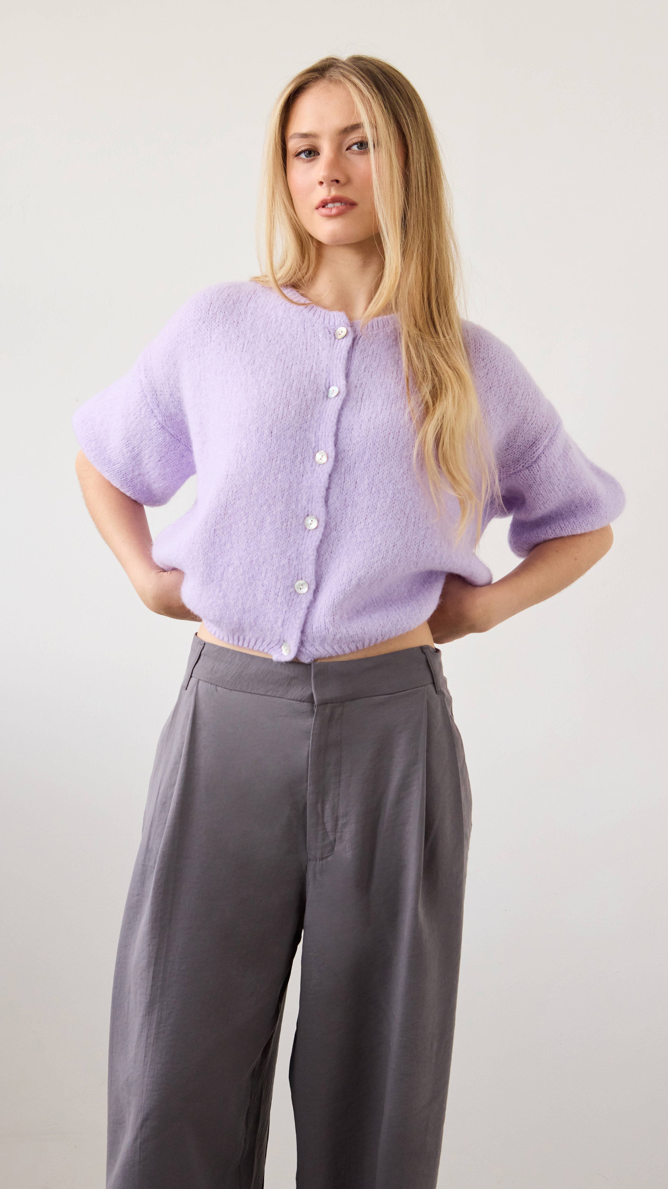 Emme Cardigan - Lilac