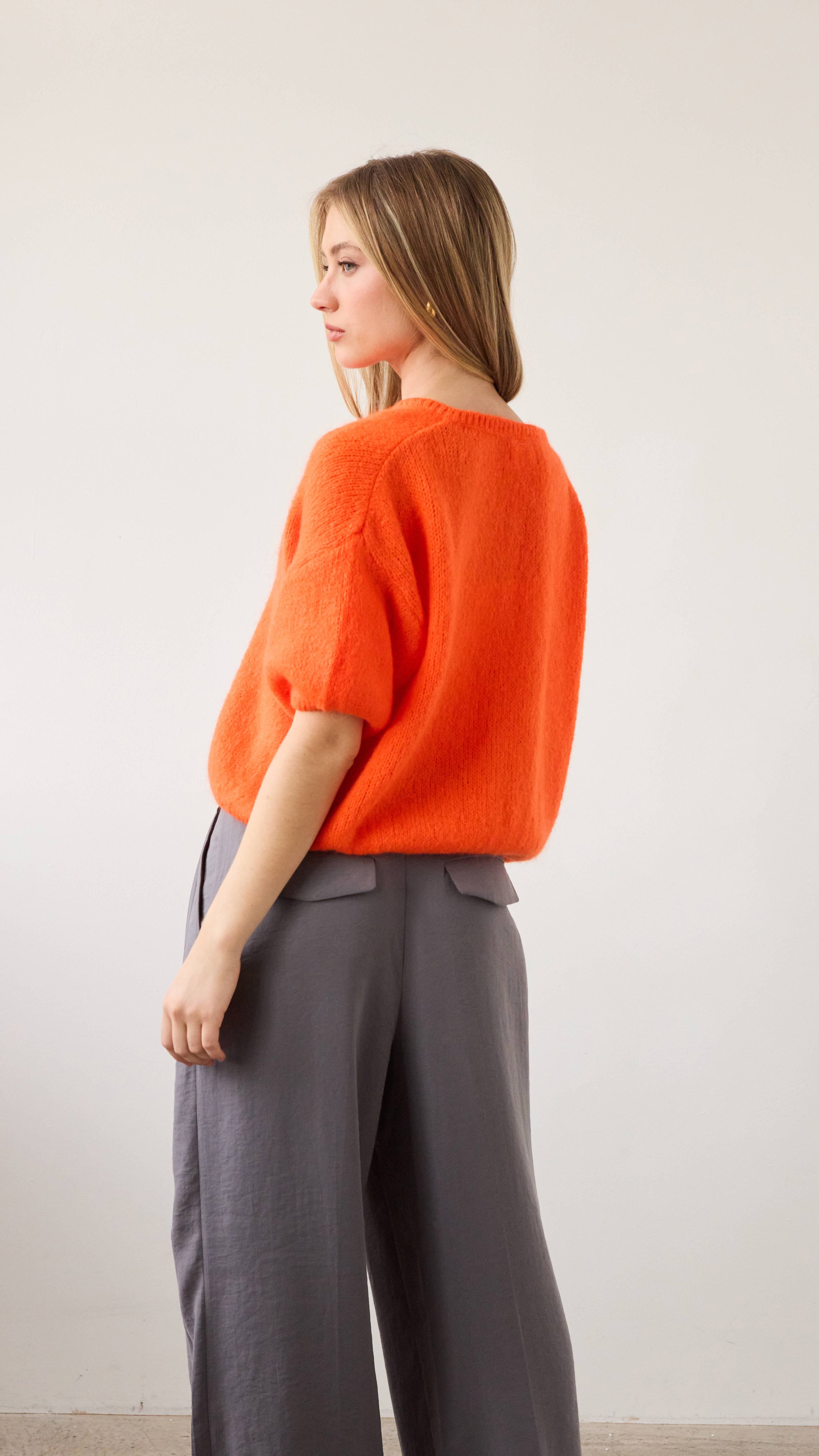 Emme Cardigan - Tangerine