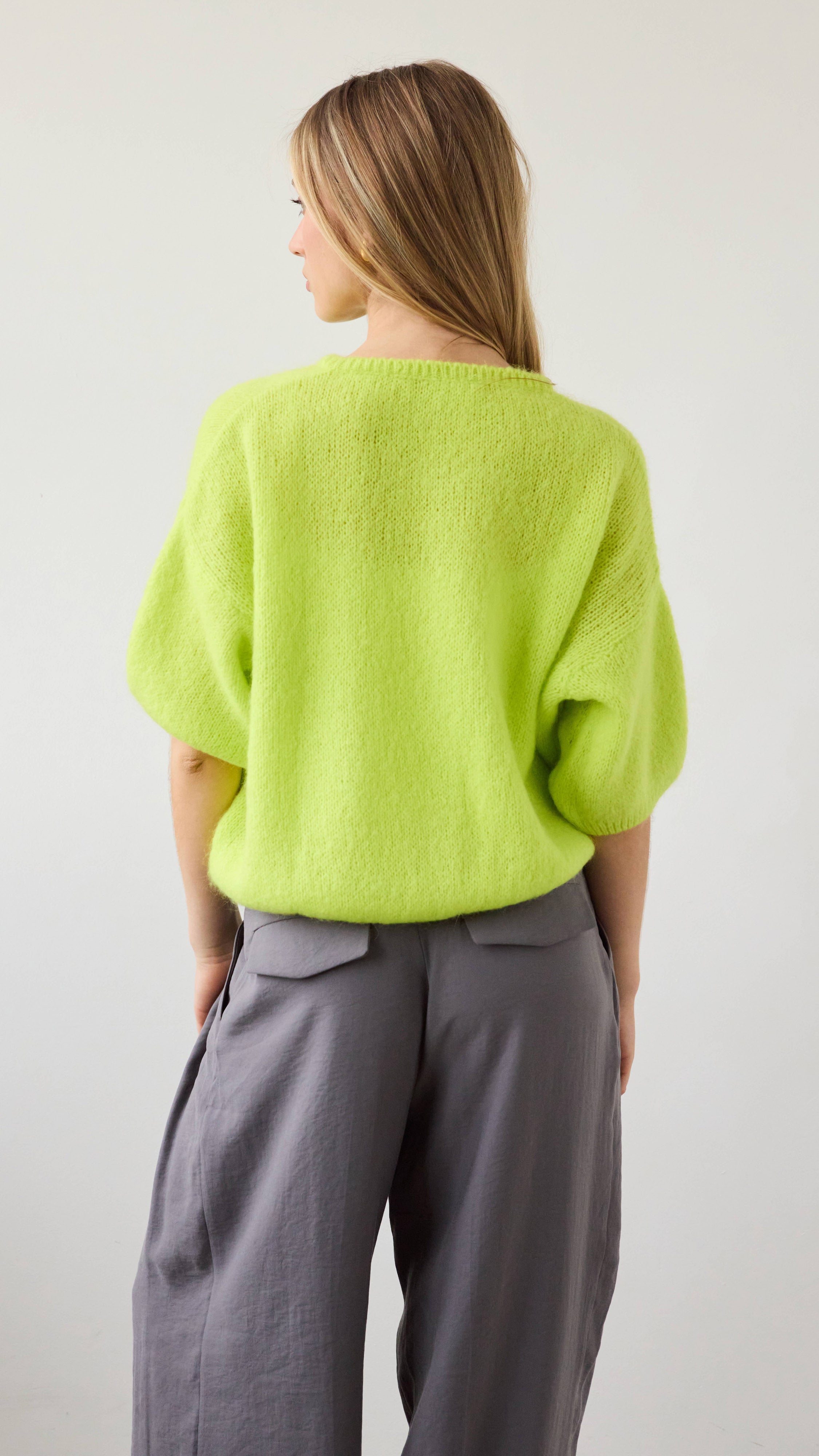 Emme Cardigan - Chartreuse