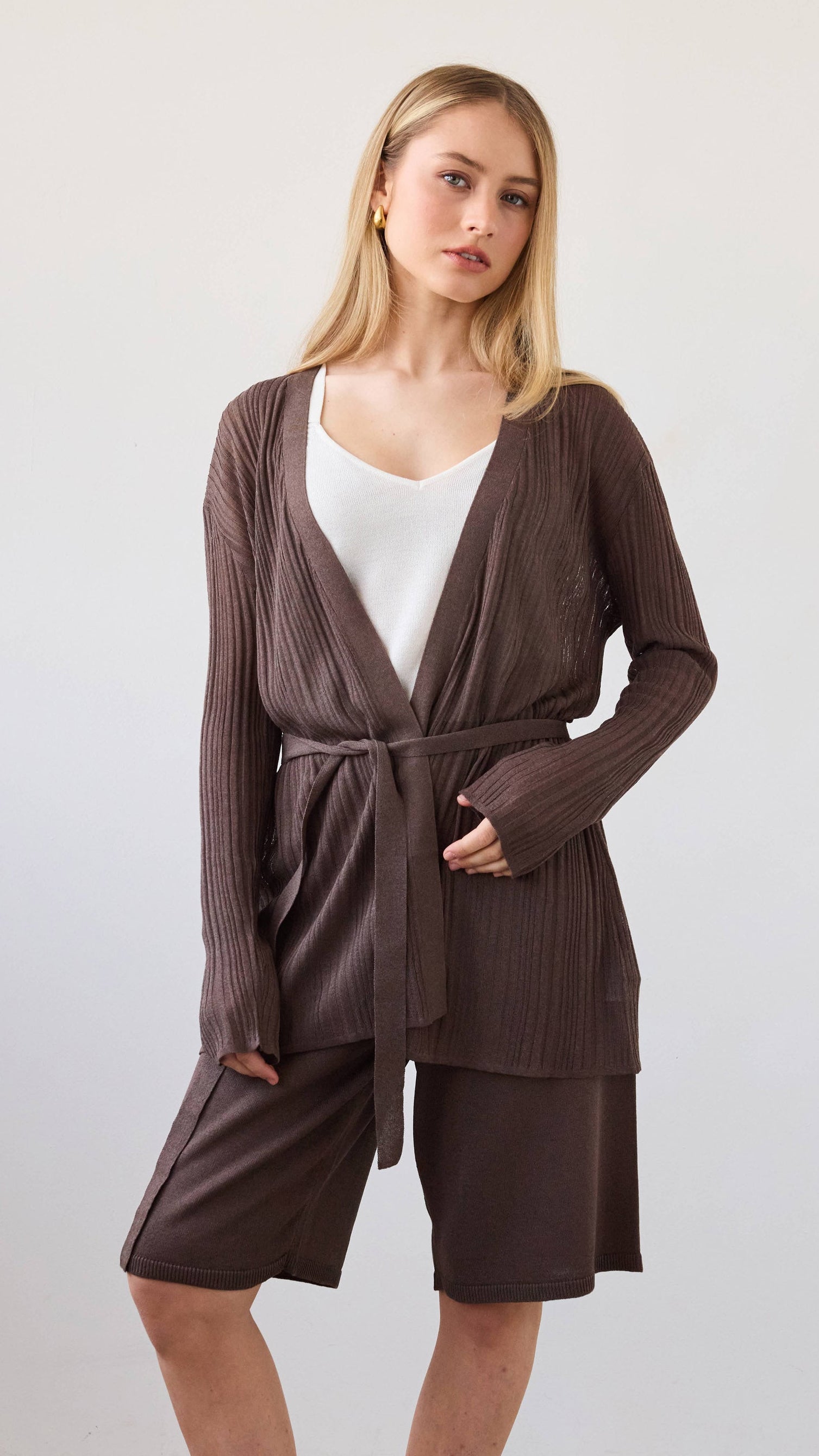 Olivia Cardigan - Mink