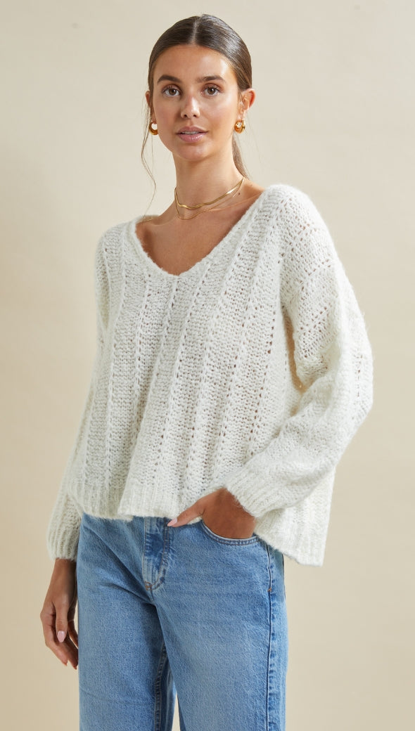 CHRISTINE SWEATER - IVORY