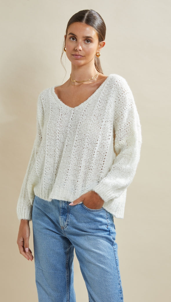 CHRISTINE SWEATER - IVORY