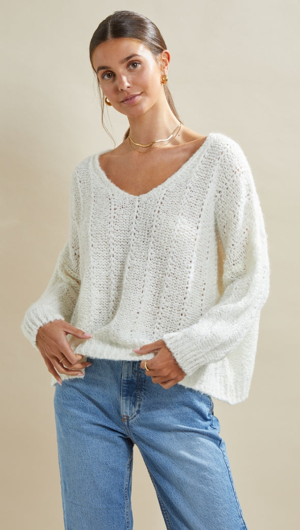 CHRISTINE SWEATER - IVORY