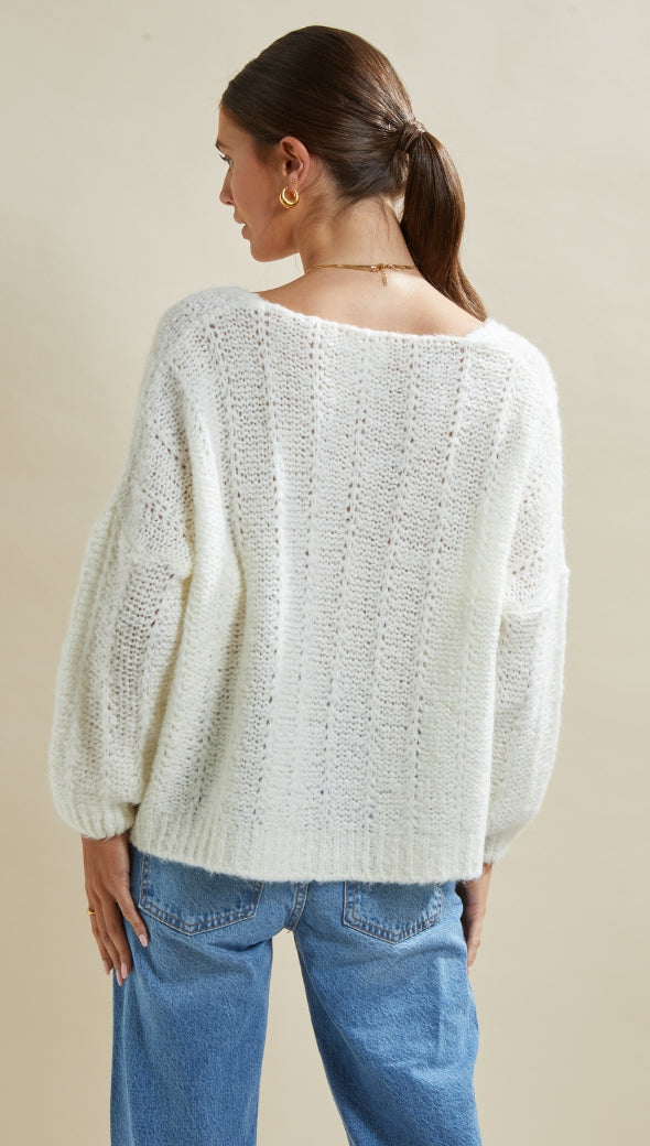 CHRISTINE SWEATER - IVORY