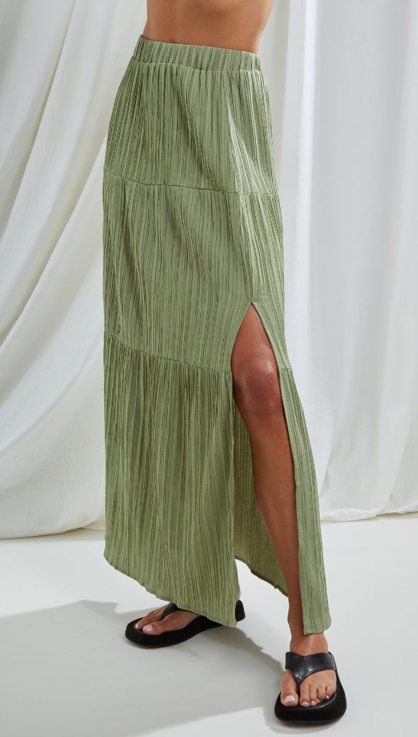 Serena Skirt - Khaki