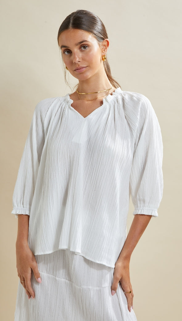 SILVIA TOP  - WHITE