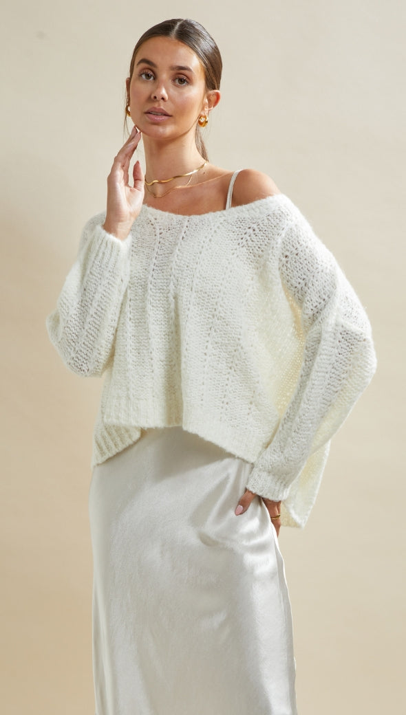 CHRISTINE SWEATER - IVORY