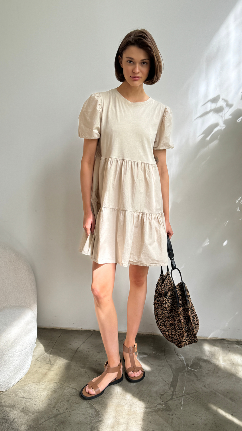 MATILDA DRESS - ECRU