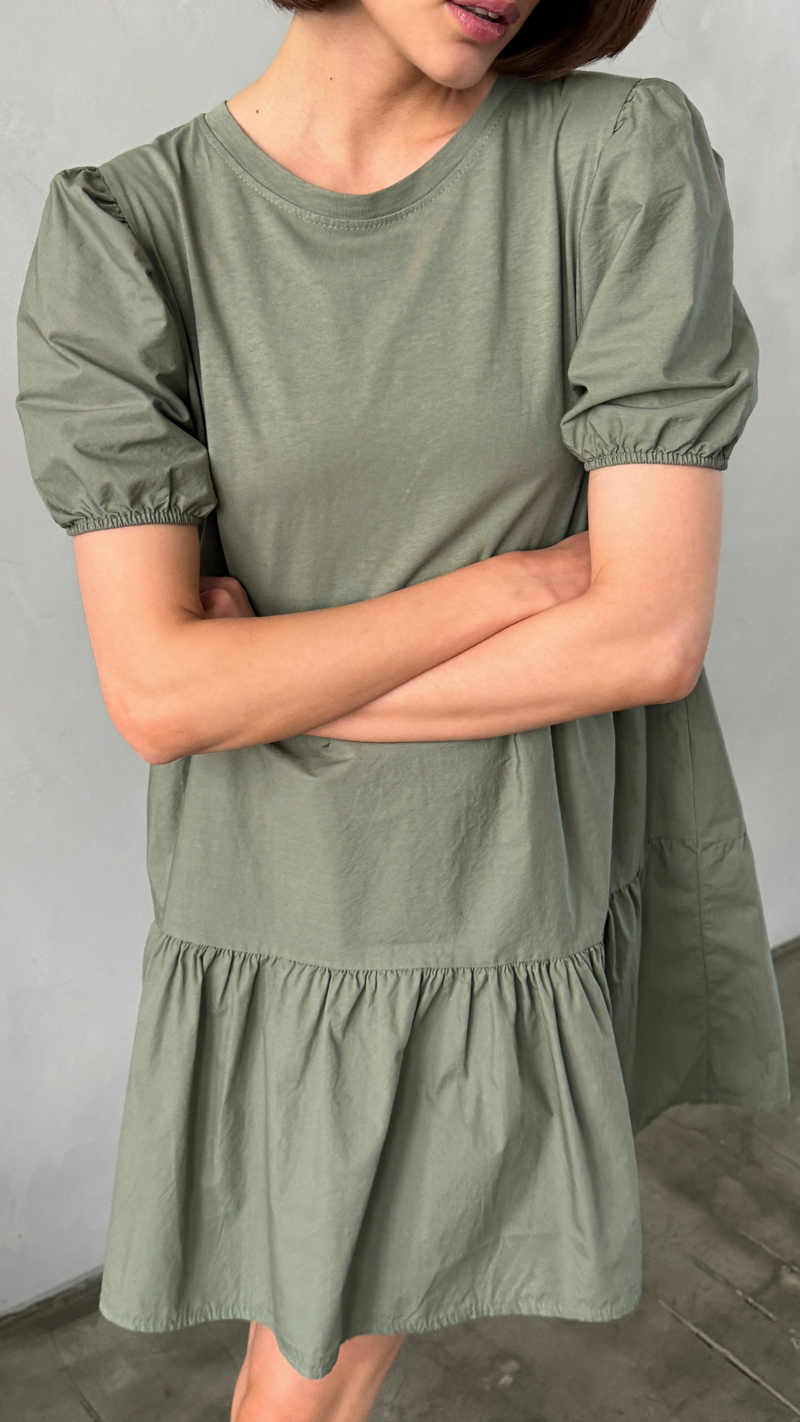 MATILDA DRESS - KHAKI