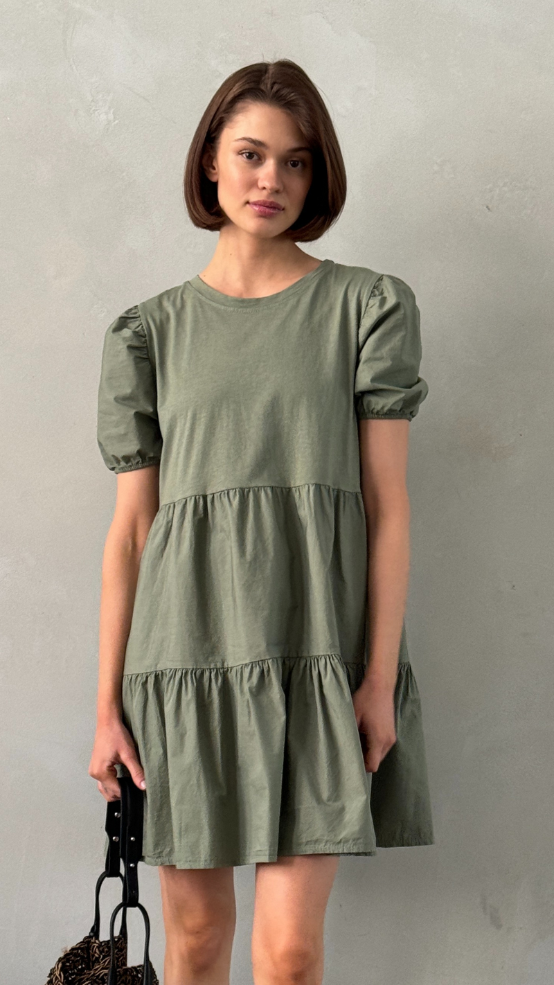 MATILDA DRESS - KHAKI
