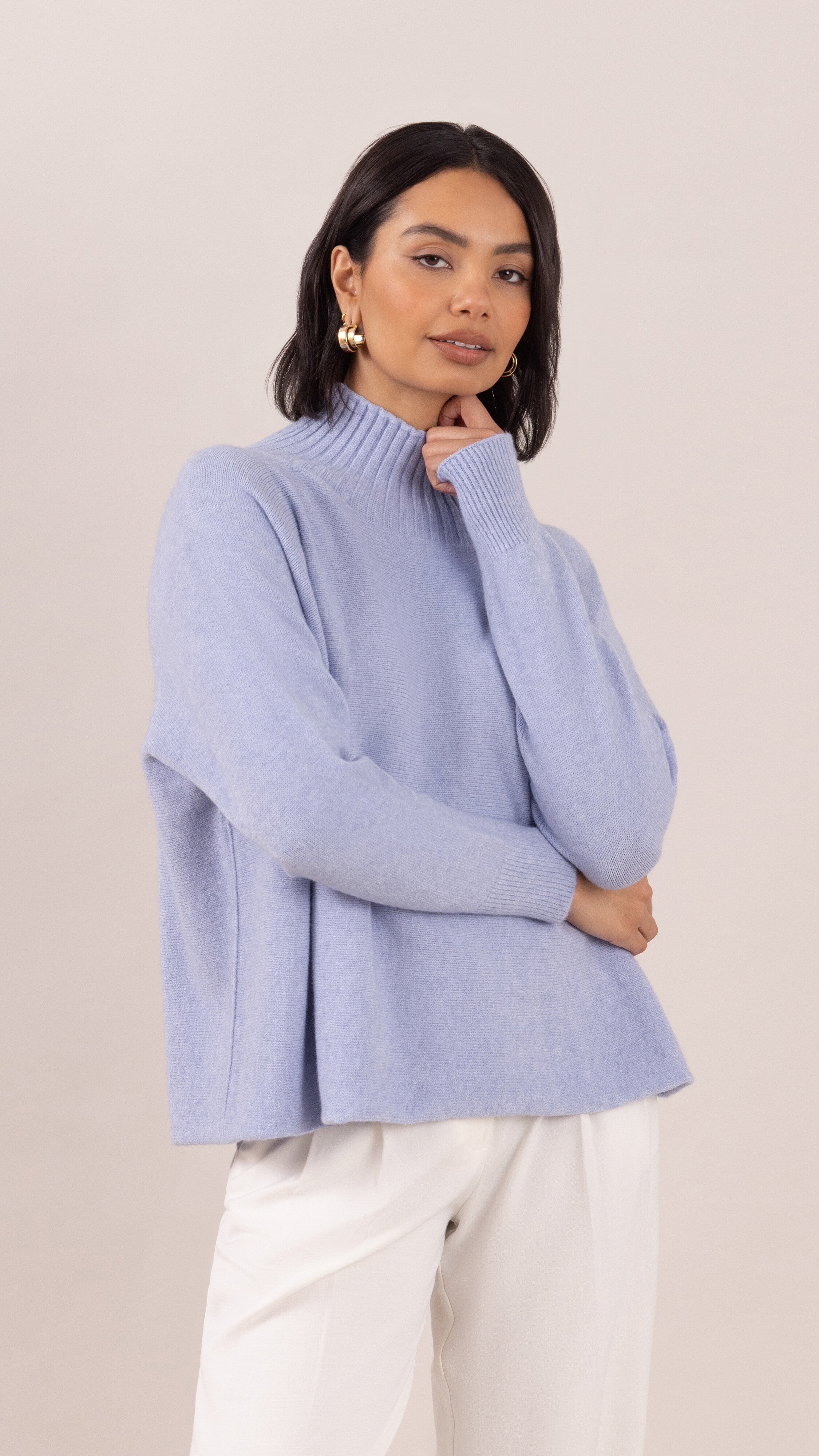 Alma Sweater - Sky Blue