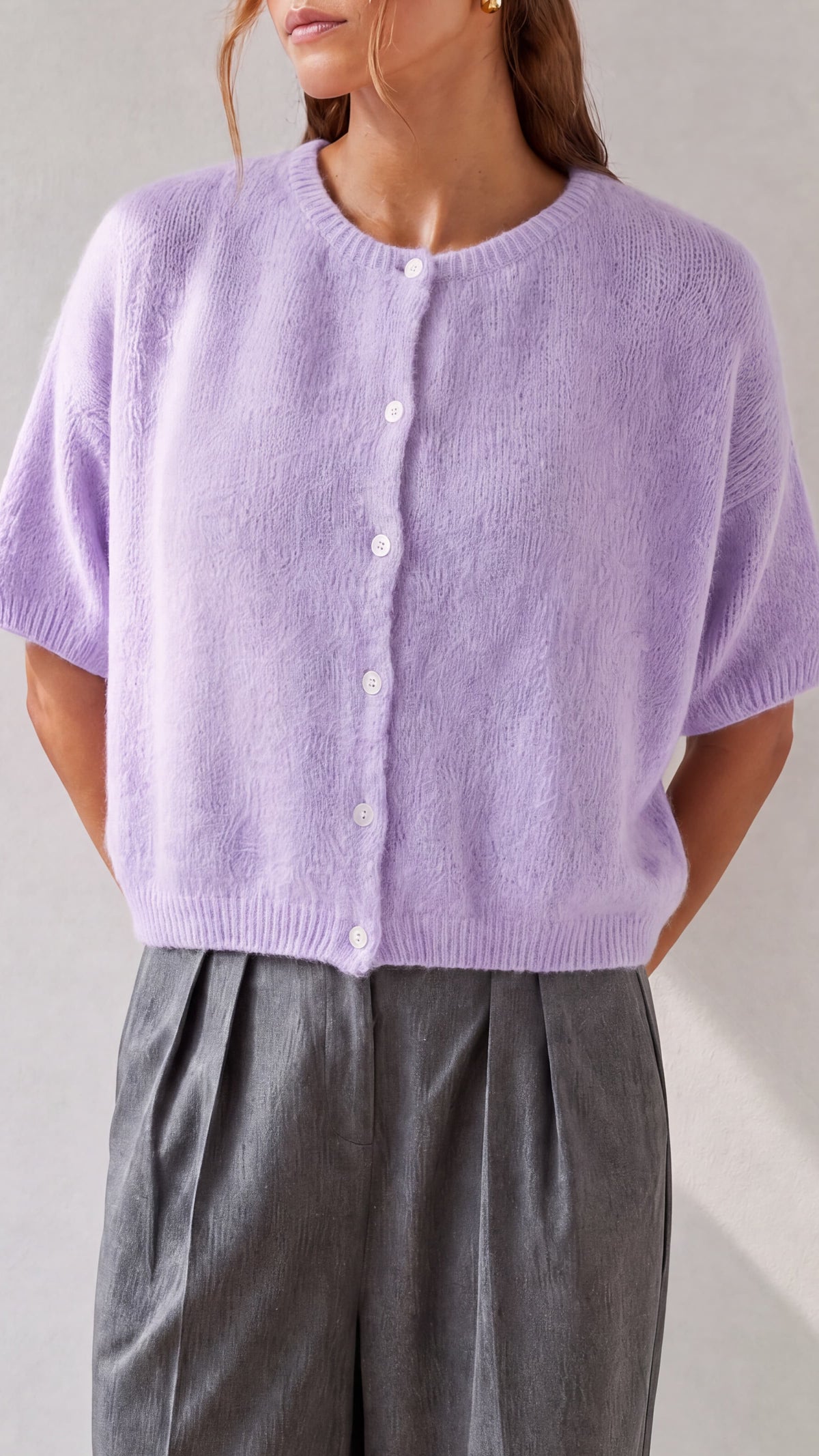 Emme Cardigan - Lilac