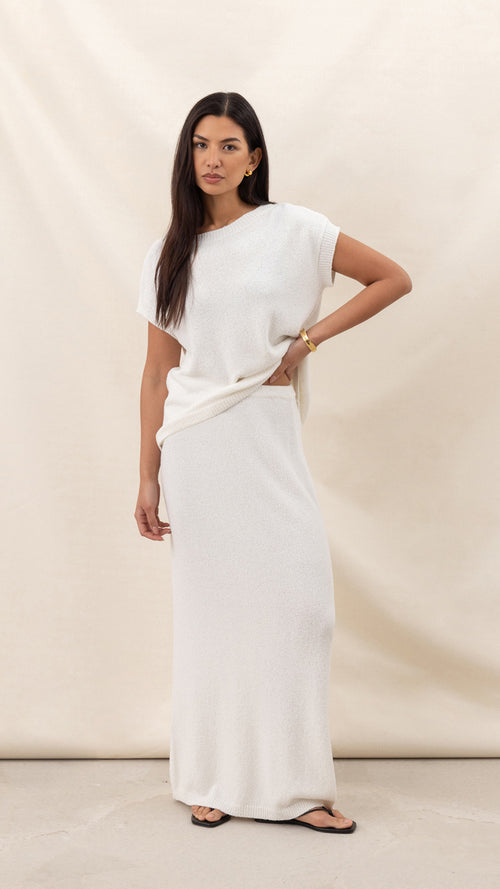 MAIA SKIRT - MOONBEAM
