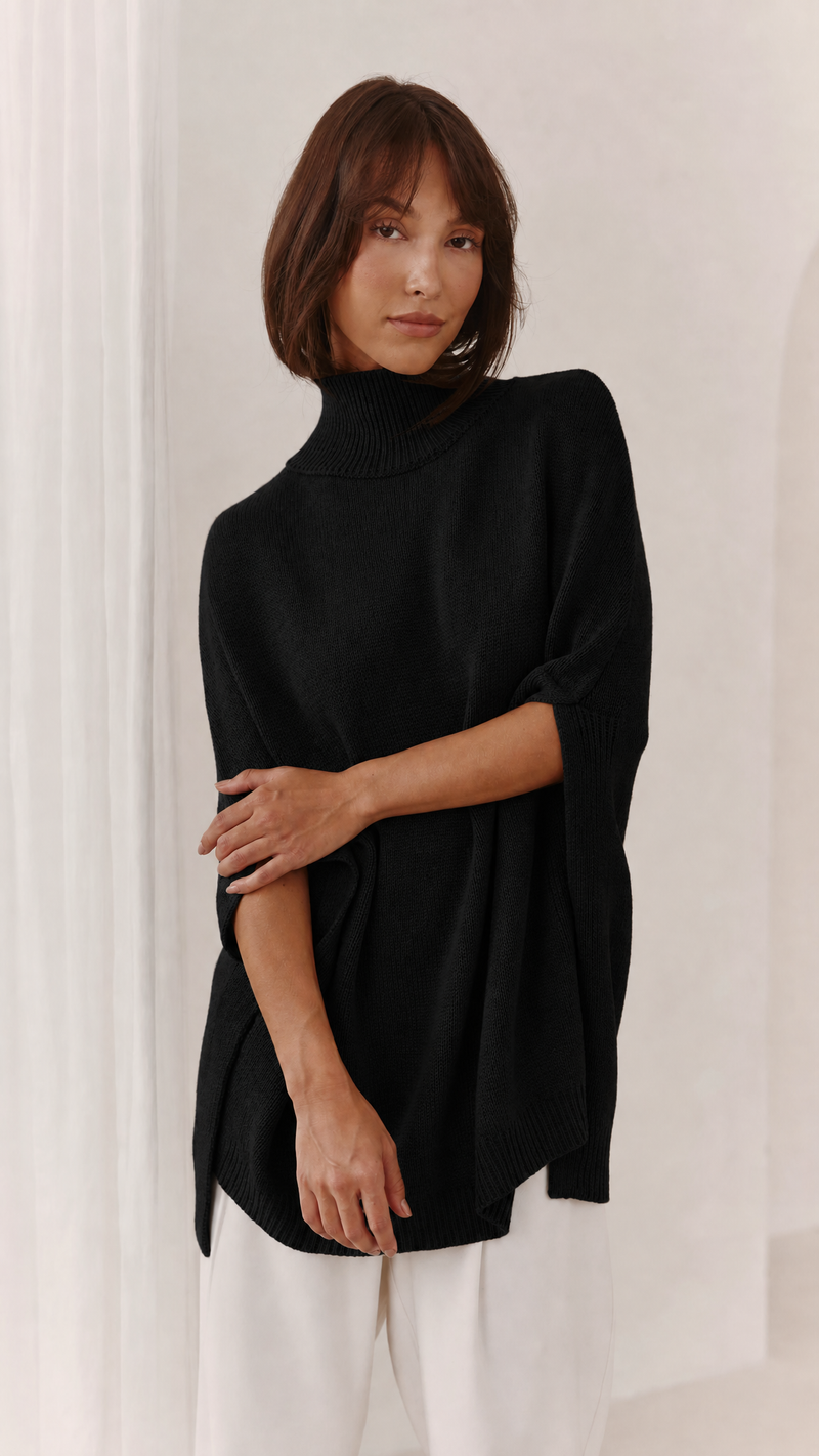 Tilly Wool Blend Knit - Black