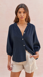 MADDIE SHIRT - NAVY