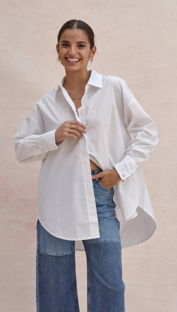 TALIA SHIRT - WHITE