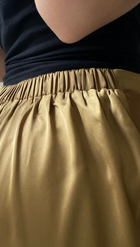 CHARLI LUISA SKIRT DEEP GOLD Charli London