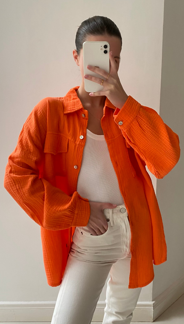 Antoneta Shirt - Tangerine