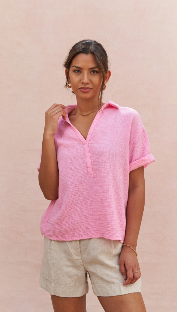 Mariana Shirt - Bubblegum