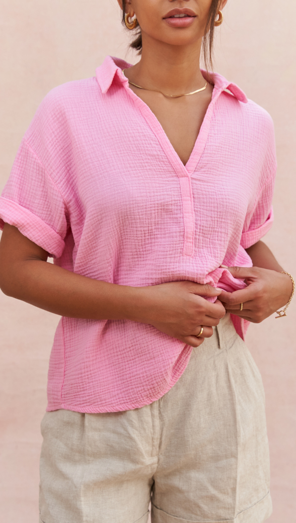 Mariana Shirt - Bubblegum