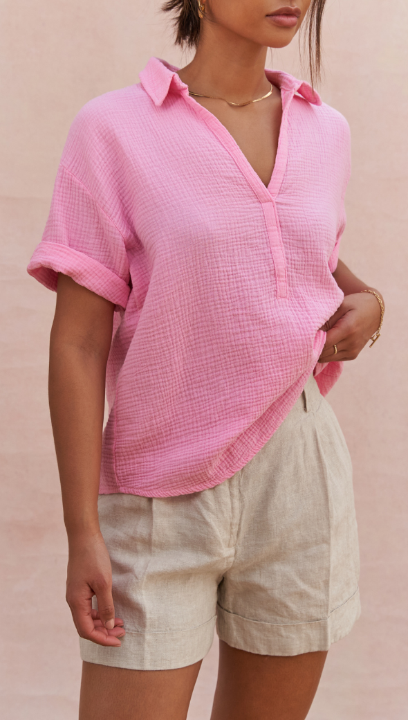 Mariana Shirt - Bubblegum