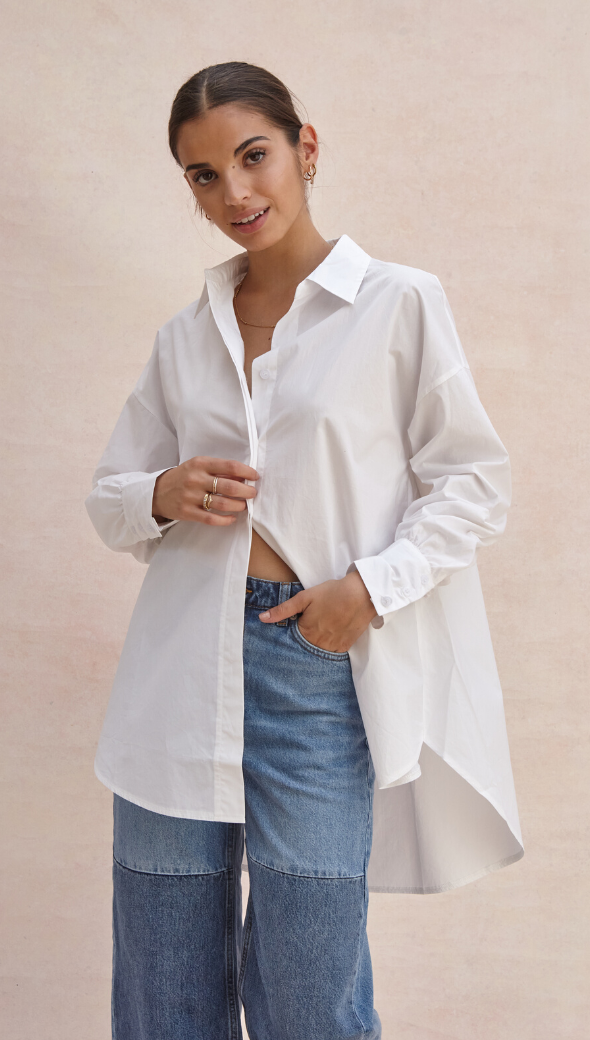 TALIA SHIRT - WHITE