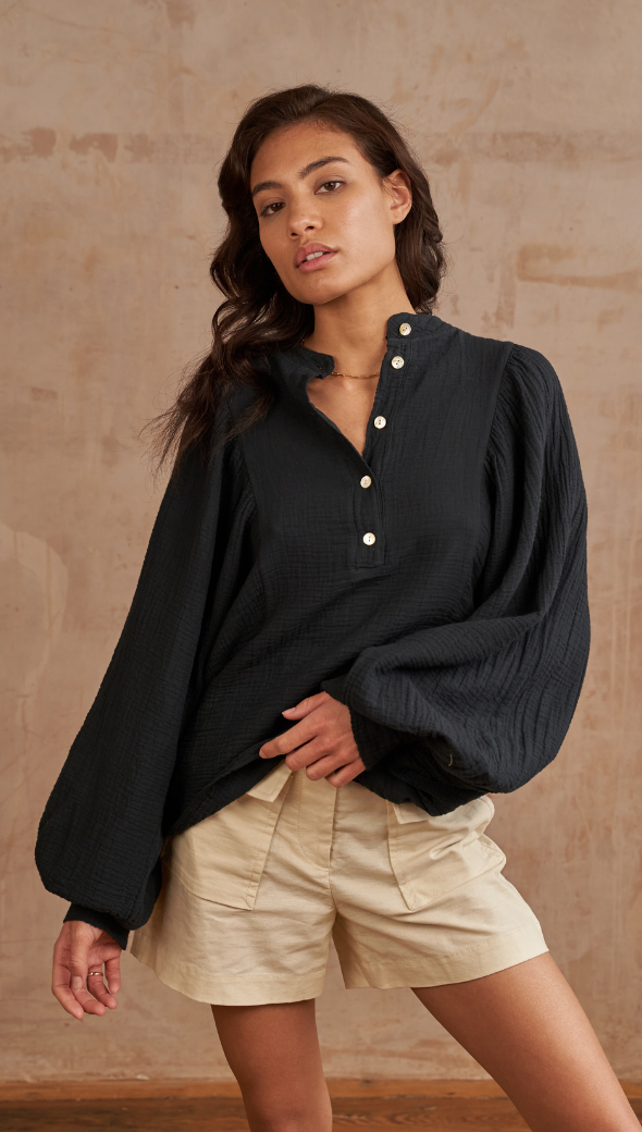 MIRANDA SHIRT - BLACK