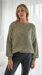 FREYA SWEATER - KHAKI