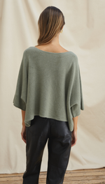 ANA KNITTED TOP - SOFT KHAKI
