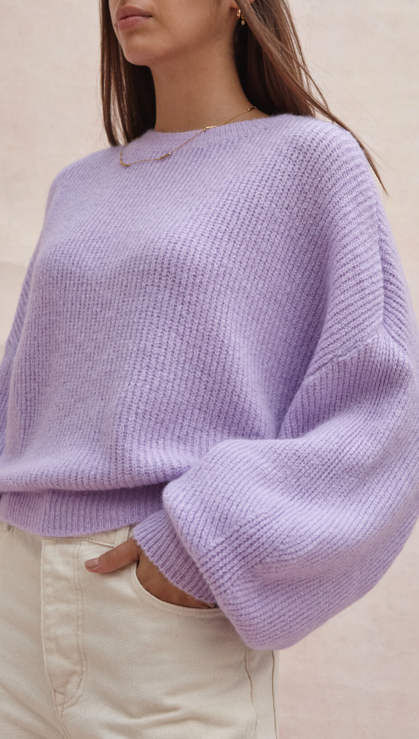 STEPHANIE SWEATER - LILAC