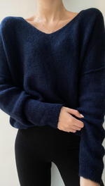 HAILEY SWEATER - NAVY