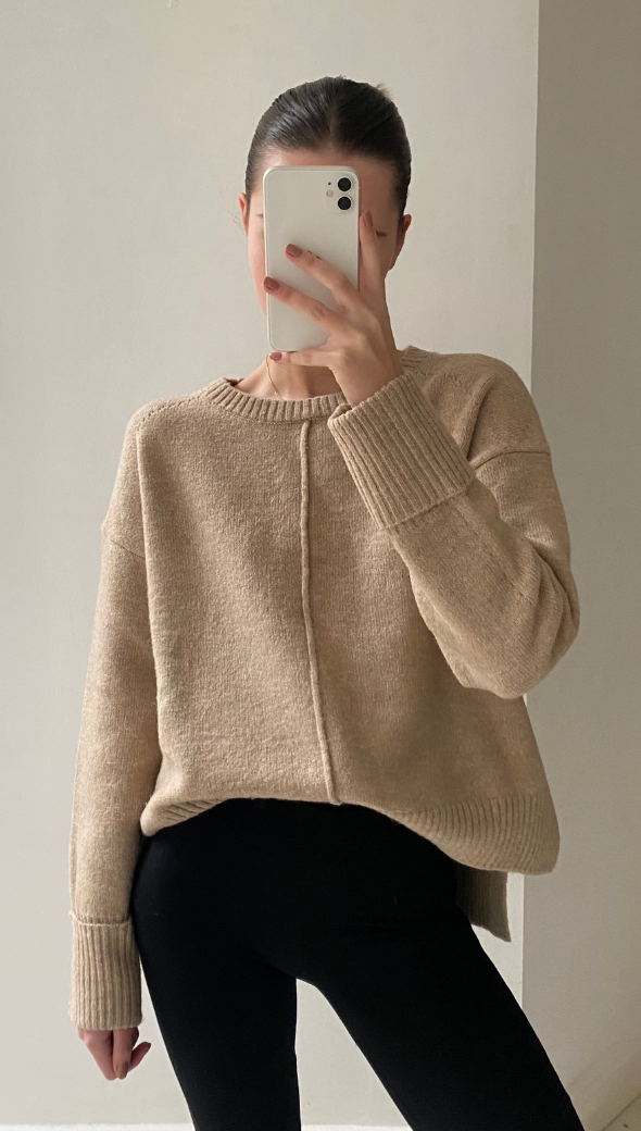 ASHLEY SWEATER - BEIGE