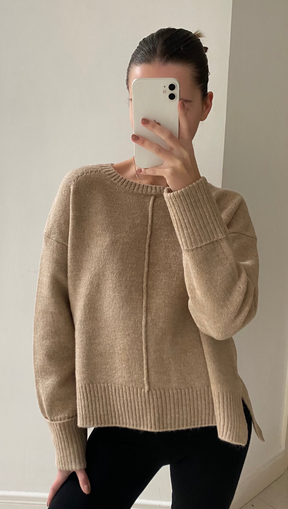 ASHLEY SWEATER - BEIGE
