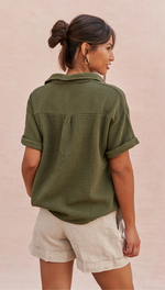 MARIANA SHIRT - DEEP KHAKI
