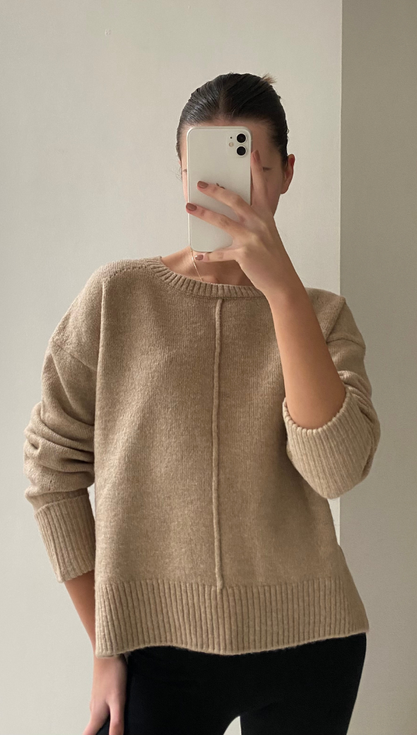 ASHLEY SWEATER - BEIGE