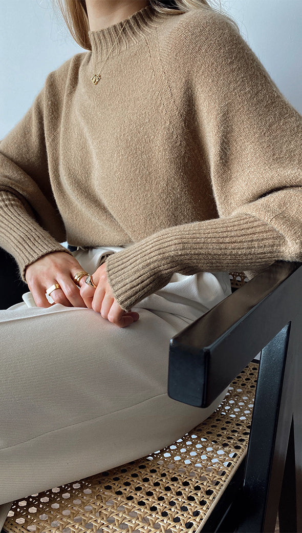 SIENA SWEATER - BROWN